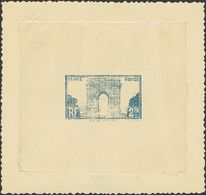 2328 France. 1929. Yv. (*) 258. 2 Fr Blue. ARTIST TRIAL PROOF (print Diluted). VERY FINE AND RARE. Cert. ROBINEAU. - Sonstige & Ohne Zuordnung
