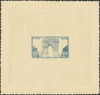 2328 France. 1929. Yv. (*) 258. 2 Fr Blue. ARTIST TRIAL PROOF (print Diluted). VERY FINE AND RARE. Cert. ROBINEAU. - Andere & Zonder Classificatie