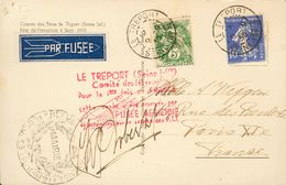 2329 France. 1935. COVER. Yv. 279, 111. 5 Cts Green And 10 Cts Ultramarine. Postcard From LE TREPORT To PARIS, Sent By P - Sonstige & Ohne Zuordnung