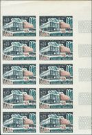 2334 France. 1965. Yv. ** 1448a(10). 25 Cts Multicolor, Block Of Ten. IMPERFORATED VERY FINE  Yvert 2014: 185€ - Andere & Zonder Classificatie