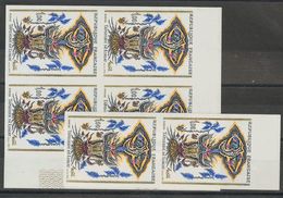 2339 France. 1966. Yv. ** 1493a(6). 1 F Multicolor, Six Stamps. IMPERFORATED VERY FINE.  Yvert 2014: 504€ - Sonstige & Ohne Zuordnung