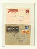 2345 France. (1927ca). COVER. Interesting Set Of Sixteen Covers And Postcards And Eight Postal Stationery Cards, Mostly  - Sonstige & Ohne Zuordnung