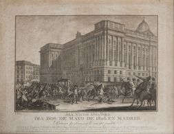 2389 French Army. Bibliography. 1814. Two Framed Engravings TO THE SPANISH NATION DAY TWO OF MAY 1808 IN MADRID ("The Wr - Documenten