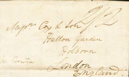 2416 France. 1815. COVER. (25th Of May). MADRID To LONDON (letter From English Captain Richard Turnbull, Field Assistant - Andere & Zonder Classificatie