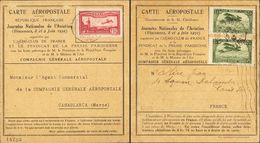 2420 France. Airmail. 1930. COVER. Yv. 5. 1'50 F Carmine. Aeropostal Card Of The National Aviation Days From VINCENNES T - Andere & Zonder Classificatie