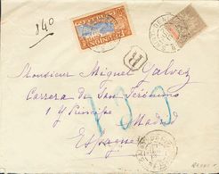 2461 Reunion. 1913. COVER. Yv. 67, 48. 50 Cts Chestnut Red And Blue And 15 Cts Gray And Red. Registered From SAINT DENIS - Andere & Zonder Classificatie