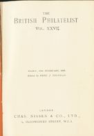 2475 Gran Bretaña. Bibliografía. 1935. THE BRITISH PHILATELIST. Nissen. Volume XXVII. London, 1935. - ...-1840 Vorläufer