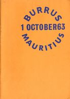 2496 Mauritius. Bibliography. 1963. Auction Catalog Of Robson Lowe BURRUS COLLECTION, MAURITIUS. London, October 1, 1963 - Mauritius (1968-...)