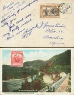 2588 Newfoundland. 1919. COVER. Yv. 101. 2 Cts Red. Postcard From SAINT JOHNS To BARCELONA. On The Front, Vignette REMEM - 1857-1861