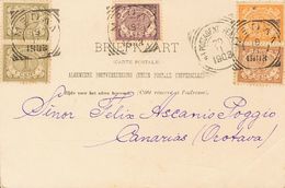 2609 Dutch India. 1903. COVER. Yv. 40, 41, 42, 44. ½ Cts Violet, 1 Cts Olive, Two Stamps, 2 Cts Chestnut Red And 3 Cts O - Indes Néerlandaises