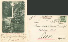 2610 Dutch India. 1908. COVER. Yv. 64, 66. Two Postcards Addresed From INDRAMAJOE And SOERABAIA To LEON (SPAIN), Respect - Indes Néerlandaises