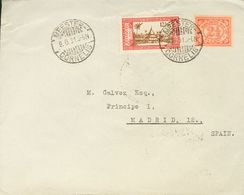 2611 Dutch India. 1931. COVER. Yv. 132, 158. 2 ½ Cts Orange And 12 ½ Cts Red And Brown. JAKARTA To MADRID (addresed To M - Indes Néerlandaises