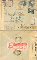 2655 Italy. 1916. COVER. Yv. 99(2), 102. 15 Cts + 5 Cts Gray Black, Two Stamps And 20 Cts On 15 Cts. Registered From POG - Zonder Classificatie