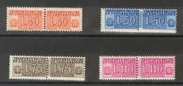 2659 Italy. Parcel Post. 1953. Yv. ** 68/71. Complete Set. WATERMARK SIDEWAYS (Coricata).VERY FINE. (Sassone 1/4)  Yvert - Non Classés