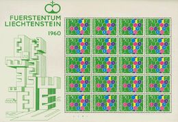 2676 Liechtenstein. 1960. Yv. ** 355(20). 50 Cts Multicolored, Mini-sheet Of Twenty Stamps. VERY FINE AND RARE.  Yvert 2 - Autres & Non Classés