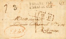 2696 Portugal. Prephilately. 1831. COVER. (April 9th). SAN BLAS (MEJICO) To BURDEOS (business Letter Circulated Through  - Autres & Non Classés