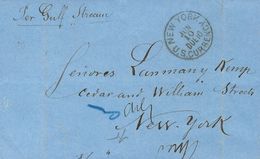 2883 República Dominicana. 1874. SOBRE. SANTIAGO DE LOS CABALLEROS (REPUBLICA DOMINICANA) A NUEVA YORK (U.S.A.). Fechado - Dominicaanse Republiek