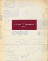 2895 Estados Unidos. Bibliografía. 1979. U.S.POSTAL MARKINGS 1851-1861. Thomas J. Alexander. 2º Edition. Philatelic Clas - Autres & Non Classés