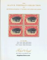 2896 United States. Bibliography. 2009. THE ALAN B. WHITMAN COLLECTION OF OUTSTANDING UNITED STATES STAMPS, SALE 968. (a - Other & Unclassified