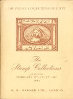 3138 Egipto. Bibliografía. 1954. CATALOGUE OF THE VERY VALUABLE POSTAGE STAMP COLLECTION OF EGYPT AND THE REST OF THE WO - Andere & Zonder Classificatie