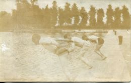 N°59525 -carte Photo Non Située -natation - Swimming