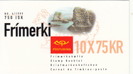 Iceland 1999 Booklet Of 10 Scott #884a 75k Vid Arnarstapa EUROPA - Booklets