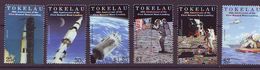 TOKELAU - 1999 The 30th Anniversary Of The First Manned Landing On Moon 6v - Mint** Mi 281/86 - Tokelau