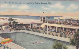 Florida Sarasota The Sarasota Lido 1941 Curteich - Sarasota