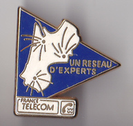 PIN'S THEME  FRANCE TELECOM  UN RESEAU EXPERTS  AQUITAINE - France Telecom