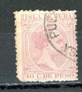 CUBA (ESPAGNE) : ALFONSO XIII - N° Yvert  83 Obli. - Kuba (1874-1898)