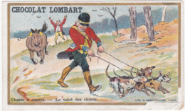 Chromo - Chocolat Lombart  - Le Valet Des Chiens - Lombart