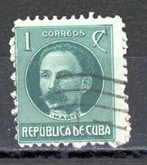 CUBA : MARTI - N° Yvert 175 Obli. - Oblitérés