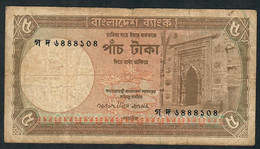 BANGLADESH  P46a 5 TAKA 2007 Signature 9 FINE 2p.h. ! - Bangladesch