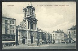 +++ CPA - BRUXELLES - ST JOSSE TEN NOODE -  Eglise Et Place St Josse  // - St-Joost-ten-Node - St-Josse-ten-Noode