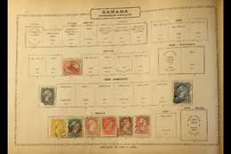 5041 THE AMERICAS - OLD TIME COLLECTION 1850s-1939. A Most Useful, Mainly Used Collection Presented On Ancient Printed P - Other & Unclassified