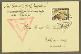 5143 ZEPPELIN MAIL 1933 14th October Chicago Flight To The Century Of Progress Exhibition, Round Flight , Franked 4Rm Br - Unclassified