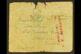 5319 AIRCRAFT CRASH COVER 1939 (12 June) Crash Cover From Perth WA To Sussex, England, Salvaged From The Wreck Of The Fl - Other & Unclassified