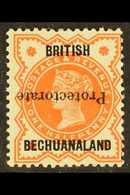 5452 1890 ½d Vermilion, 15mm "Protectorate" Ovpt INVERTED, SG 54a, Very Fine Mint. For More Images, Please Visit Http:// - Other & Unclassified