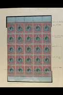 5491 1938-53 2s6d Black & Pale Red On Pale Blue Ordinary Paper Perf 14 KGVI Key Type, SG 117b, Never Hinged Mint BLOCK O - Bermuda