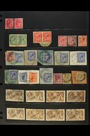 5565 BRITISH POST OFFICES IN CONSTANTINOPLE 1902-1921 POSTMARKS COLLECTION Presented On A Pair Of Stock Pages. Includes  - British Levant