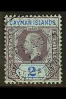 5765 1912-20 2s Purple & Bright Blue/blue, SG 49, Fine Cds Used For More Images, Please Visit Http://www.sandafayre.com/ - Cayman Islands