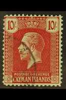 5768 1921-26 10s Carmine/green, SG 67, Fine Cds Used For More Images, Please Visit Http://www.sandafayre.com/itemdetails - Cayman Islands