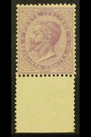 6708 1863 60c Bright Lilac London Printing, Sassone L21, Never Hinged Mint With Sheet Margin At Base, Signed & Identifie - Unclassified