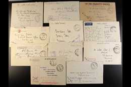 6832 1940-1944 CENSORED 'ON ACTIVE SERVICE' MAIL. EAST AFRICA ARMY POSTAL SERVICES An Interesting Collection Of Censored - Vide