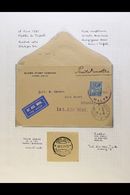7013 1931-37 FLIGHT COVERS A Fine Collection Of Air Mail Covers Including First Flight Covers For 1931 (18 Jun) Valletta - Malta (...-1964)