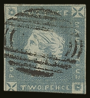 7029 1859 2d Blue, "Lapirot", Early Impression In An Unusual Milky Blue Shades (another Example In Kanai Collection), SG - Mauritius (...-1967)