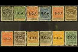 7352 1891 B.C.A. Overprint Set Complete To 10s, SG 1/13, Very Fine Mint Og. (12 Stamps) For More Images, Please Visit Ht - Nyasaland (1907-1953)
