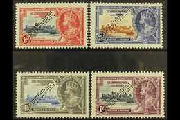 7535 1935 Silver Jubilee Set, Perforated "Specimen", SG 61s/4s, Fine Mint, Part Og. (4 Stamps) For More Images, Please V - St.Kitts And Nevis ( 1983-...)