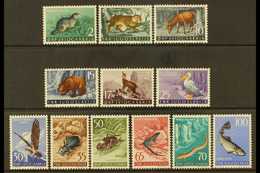 8157 1954 Animal Set, Mi 738/49, SG 765/76, Never Hinged Mint (12 Stamps) For More Images, Please Visit Http://www.sanda - Other & Unclassified