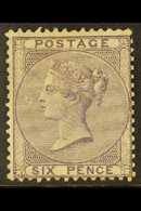 8266 1856 6d Deep Lilac, SG 69, A Very Fresh Mint Example With Good Colour And Large Part Original Gum, One Corner Perf  - Other & Unclassified